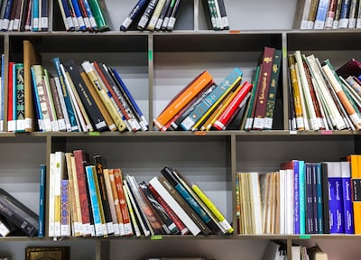 Khawla Art and Culture in Abu Dhabi also features a library for researching classical Arab art. Victor Besa / The National