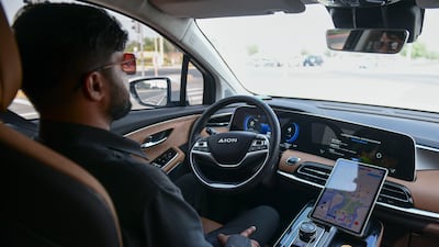 Bayanat is working with partners for the self-driving TXAI service in Abu Dhabi. Khushnum Bhandari / The National