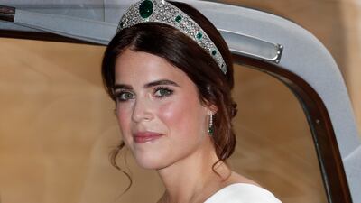 Princess Eugenie announced her pregnancy to the public with a family photograph. AP