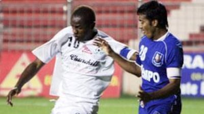 Odafe Onyeka Okolie, left, is Churchill Brothers' talisman.