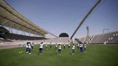 The Khalifa Stadium in Doha is one of the venues that will be used in the 2022 Fifa World Cup. The country is also bidding for the 2020 Summer Olympics among other major sporting events. Sammy Dallal / The National