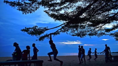 A beach on Lake Tanganyika in Bujumbura. Carl De Souza / AFP