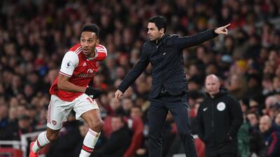 Centre forward: Pierre-Emerick Aubameyang (Arsenal) – The captain’s brace, including a Thierry Henry-esque strike, helped Arsenal to come from behind to see off Everton. EPA