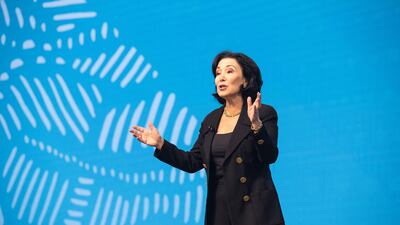 Safra Catz, Oracle's chief executive, says the company is infusing generative AI capabilities into its solutions to make technologies faster and more reliable. Photo: Oracle