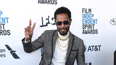 Lakeith Stanfield arrives at the 34th Film Independent Spirit Awards on Saturday, February 23, 2019. AP