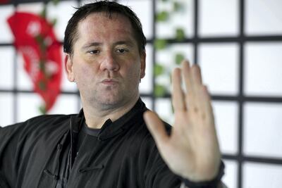 John Duval is a martial arts expert. Chris Whiteoak / The National