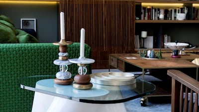 Despite the mix and match of pieces, Sarieddine's home is a cohesive whole of contemporary chic. Ruel Pableo for The National