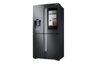 Samsung’s smart fridge is now a common feature in homes. Courtesy Samsung