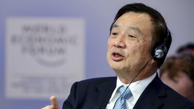 Ren Zhengfei, founder and chief executive of Shenzhen-based Huawei. AFP