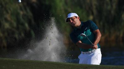 Francesco Molinari is in the thick of it at the DP World Tour Championship. Ross Kinnaird / Getty Images