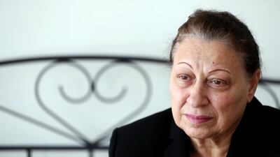 Fadwa Al Muarawi's two sons cannot find work in the UAE and she struggles with varicose veins that could lead to deadly blood clots. Chris Whiteoak for The National