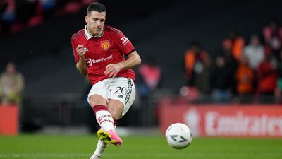 Diogo Dalot 7: First-choice right-back in the first half of the season as he started the first 15 league games, the 24-year-old was suspended then injured in November and came back a lesser player in February. Signed a new contract last week, which he deserves, but the right-back position remains an issue for Ten Hag. AP