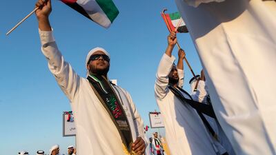 The Union Parade is a highlight of 10 days of cultural celebrations at Al Wathba festival.