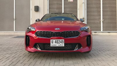 The Kia Stinger won the Compact Premium Sedan award. Adam Workman / The National