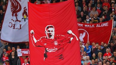 Liverpool fans paid tribute to Steven Gerrard even as Liverpool lost to Crystal Palace in what was the final game for Gerrard in front of the home crowd at Anfield. Stu Forster / Getty Images