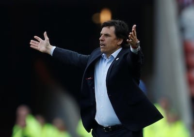 It has been a tough time for Chris Coleman since he took over as Sunderland manager. Lee Smith / Action Images