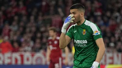 Geronimo Rulli is paid £91,000 a week at Villarreal. AP