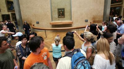 The 'Mona Lisa' attracts a lot of visitors to Paris's Louvre, but the museum is currently closed amid coronavirus infection fears. AFP