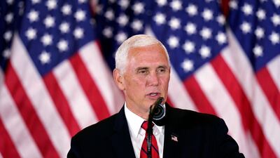 Mike Pence asked for donations to fight legal battles over vote counting. EPA