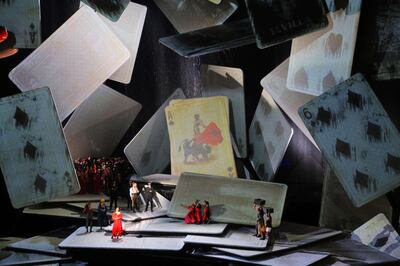 Devlin's design for the opera 'Carmen', staged at the Bregenz Festival in 2017. Courtesy Es Devlin