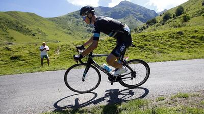 Britain’s Chris Froome speeds down Tourmalet pass during Stage 8 of the Tour de France cycling race over 184km with start in Pau and finish in Bagneres-de-Luchon, France, Saturday, July 9, 2016. Peter Dejong / AP Photo