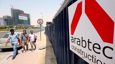 Arabtec’s full year results will be eagerly viewed by investors. Satish Kumar / The National