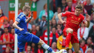 Andre Schurrle and Chelsea are two points behind Liverpool after their win on Sunday. Clive Brunskill / Getty Images / April 27, 2014