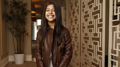 Mahra Mustafa brought the history of her country to life in The Family Tree for visitors to the UAE pavilion. Antonie Robertson / The National