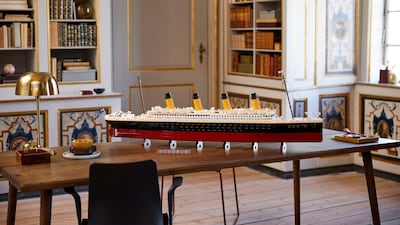 For the first time, fans can now recreate the 'Titanic' in Lego brick form. Photo: Lego
