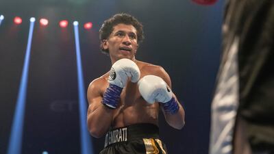 Fahad Al Bloushi on his way to victory.