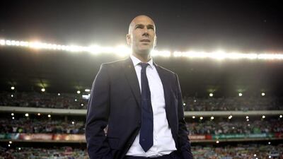 Real Madrid manager Zinedine Zidane. Marcelo del Pozo / Reuters
