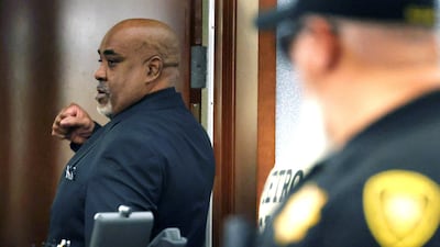 Duane Davis is led out of the courtroom after being found guilty of the 1996 killing of rapper Tupac Shakur. Reuters