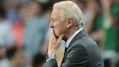 Irish head coach Giovanni Trapattoni