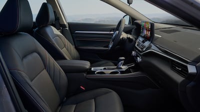 The 2023 model has a new dual-stitch interior fabric design