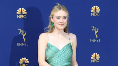 Dakota Fanning in Christian Dior Haute Couture. Photo / EPA