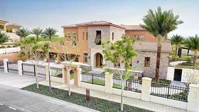 The six-bedroom villa overlooking a golf course at Saadiyat Island is yours for Dh27,572,489. Courtesy Better Homes Properties
