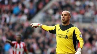 Goalkeeper Jose Reina has been a mainstay at Liverpool for the last eight years. Scott Heppell / AP Photo