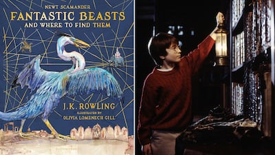 The Hogwarts textbook became its own book and film franchise. Photos: Bloomsbury; Warner Bros