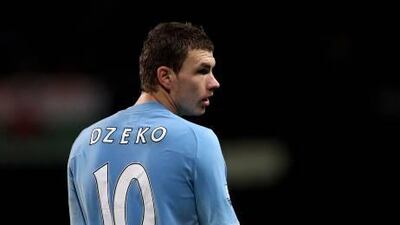 Edin Dzeko has scored 13 goals in 20 games in2011/12 in all competitions, including 10 in eight Premier League starts.