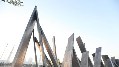 The Wahat Al Karama heroes’ memorial in Abu Dhabi. Courtesy Aletihad