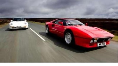 The Ferrari 288 GTO and the Porsche 959 were both built in the mid-Eighties. The GTO was launched at the Geneva Auto Salon in 1984 stealing headlines around the world with a top speed of 304kph. Three years later, the 959 came out with a top speed of 317kph.