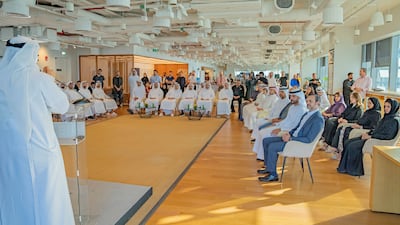 The inaugural gathering of Tech Barza at the Abu Dhabi Global Market included notable family offices. Photo: Hub71
