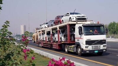 The rush-hour ban on lorries on part of Emirates Road is to reduce congestion, said officials. Wam