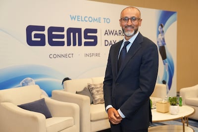 Dino Varkey, Group chief executive of Gems Education. Photo: Pawan Singh for The National