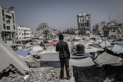 Israel's war on Gaza has devastated large parts of the enclave. Bloomberg