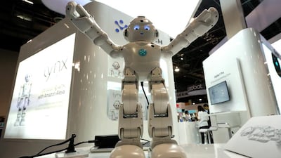 Amazon's Alexa AI. Robots have the potential to both enrich human society and polarise wealth distribution. Rick Wilking : Reuters