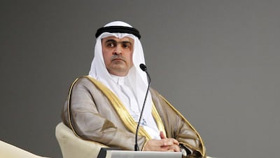 Sami Al Qamzi, the director general of Dubai Department of Economic Development, says Dubai aims to double trade flows over the next five years. Sarah Dea / The National