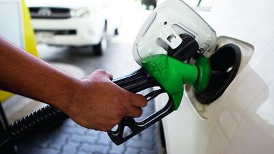 Petrol in the UAE is cheaper than in Britain. Sarah Dea/ The National