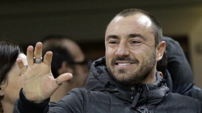 Cristian Brocchi has been placed in charge of AC Milan until the end of the season. Luca Bruno / AP Photo
