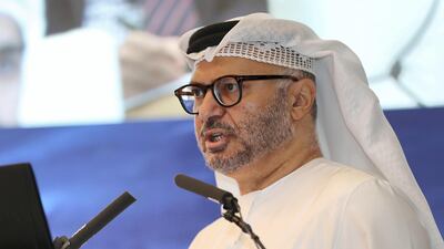 Dr Anwar Gargash, Minister of State for Foreign Affairs. Pawan Singh/The National